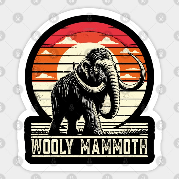 Woolly Mammoth Sticker by JessArty